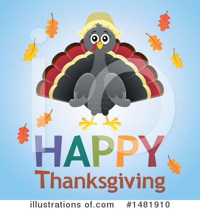 Royalty-Free (RF) Thanksgiving Clipart Illustration by visekart - Stock Sample #1481910