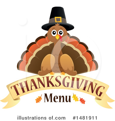 Royalty-Free (RF) Thanksgiving Clipart Illustration by visekart - Stock Sample #1481911