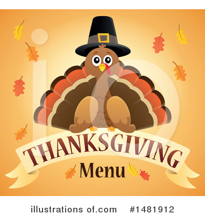 Royalty-Free (RF) Thanksgiving Clipart Illustration by visekart - Stock Sample #1481912