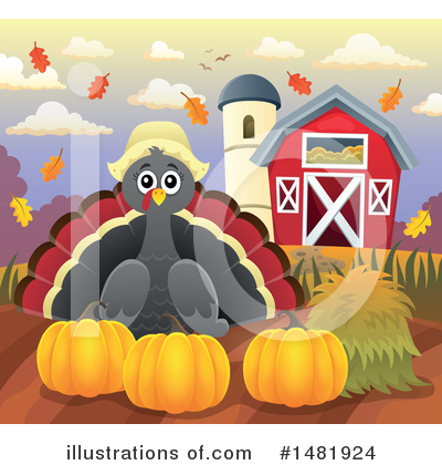 Royalty-Free (RF) Thanksgiving Clipart Illustration by visekart - Stock Sample #1481924