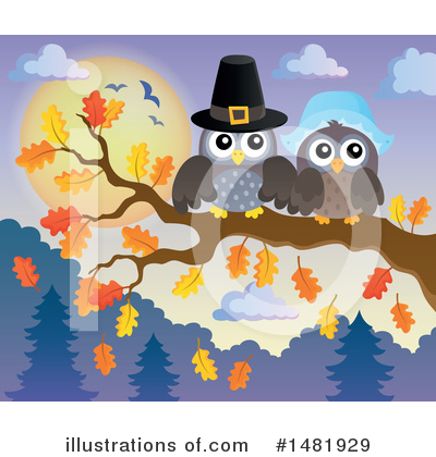 Royalty-Free (RF) Thanksgiving Clipart Illustration by visekart - Stock Sample #1481929