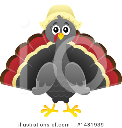 Thanksgiving Turkey Clipart #1481939 by visekart