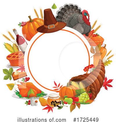 Turkey Clipart #1725449 by Vector Tradition SM