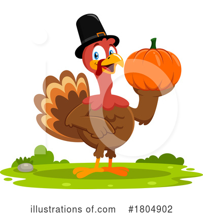 Royalty-Free (RF) Thanksgiving Clipart Illustration by Hit Toon - Stock Sample #1804902