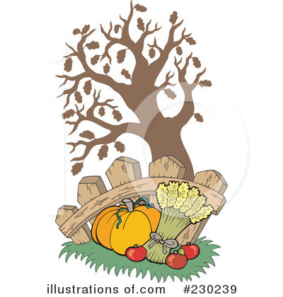 Royalty-Free (RF) Thanksgiving Clipart Illustration by visekart - Stock Sample #230239