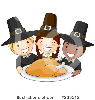 Royalty-Free (RF) Thanksgiving Clipart Illustration by BNP Design Studio - Stock Sample #230512