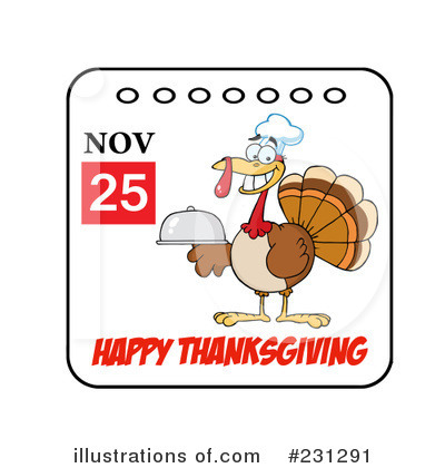 Royalty-Free (RF) Thanksgiving Clipart Illustration by Hit Toon - Stock Sample #231291