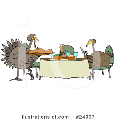 Royalty-Free (RF) Thanksgiving Clipart Illustration by djart - Stock Sample #24997