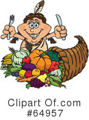 Thanksgiving Clipart #64957 by Dennis Holmes Designs