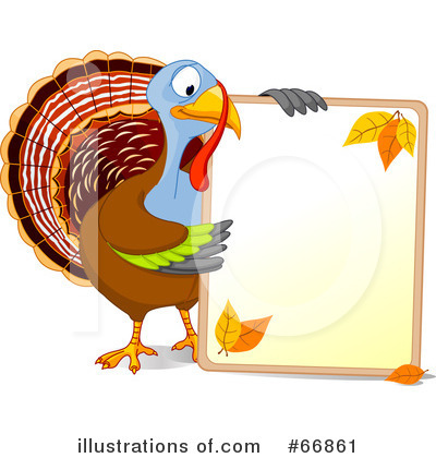 Thanksgiving Turkey Clipart #66861 by Pushkin