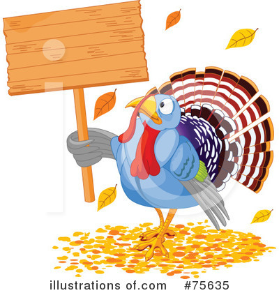 Thanksgiving Turkey Clipart #75635 by Pushkin