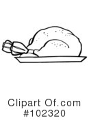 Thanksgiving Turkey Clipart #102320 by Hit Toon