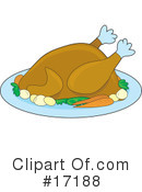 Thanksgiving Turkey Clipart #17188 by Maria Bell