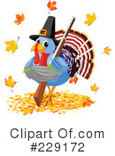 Thanksgiving Turkey Clipart #229172 by Pushkin