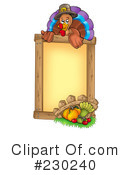 Thanksgiving Turkey Clipart #230240 by visekart