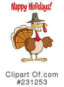 Thanksgiving Turkey Clipart #231253 by Hit Toon