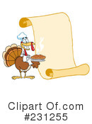 Thanksgiving Turkey Clipart #231255 by Hit Toon