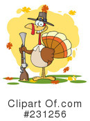 Thanksgiving Turkey Clipart #231256 by Hit Toon