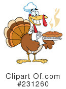 Thanksgiving Turkey Clipart #231260 by Hit Toon