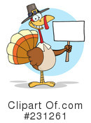 Thanksgiving Turkey Clipart #231261 by Hit Toon