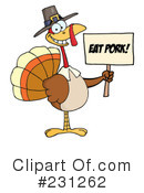 Thanksgiving Turkey Clipart #231262 by Hit Toon