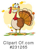 Thanksgiving Turkey Clipart #231265 by Hit Toon