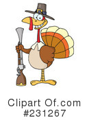 Thanksgiving Turkey Clipart #231267 by Hit Toon