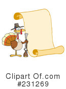 Thanksgiving Turkey Clipart #231269 by Hit Toon