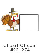 Thanksgiving Turkey Clipart #231274 by Hit Toon