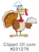 Thanksgiving Turkey Clipart #231276 by Hit Toon