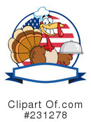 Thanksgiving Turkey Clipart #231278 by Hit Toon