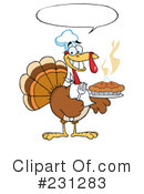 Thanksgiving Turkey Clipart #231283 by Hit Toon