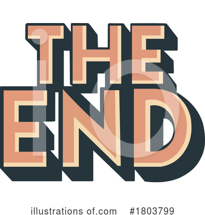 Royalty-Free (RF) The End Clipart Illustration by yayayoyo - Stock Sample #1803799