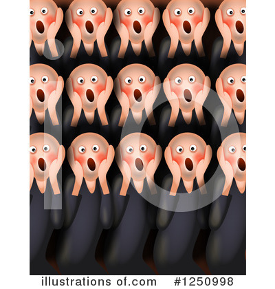 Royalty-Free (RF) The Scream Clipart Illustration by Prawny - Stock Sample #1250998