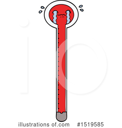 Royalty-Free (RF) Thermometer Clipart Illustration by lineartestpilot - Stock Sample #1519585