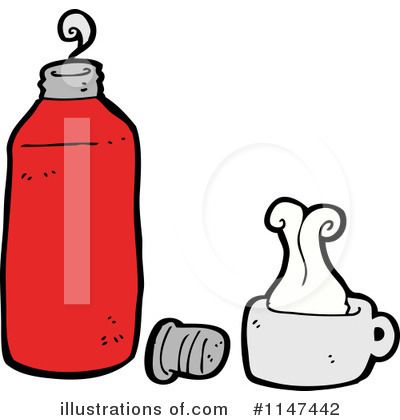 Royalty-Free (RF) Thermos Clipart Illustration by lineartestpilot - Stock Sample #1147442