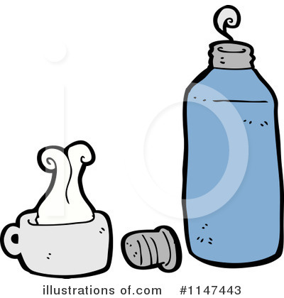 Royalty-Free (RF) Thermos Clipart Illustration by lineartestpilot - Stock Sample #1147443