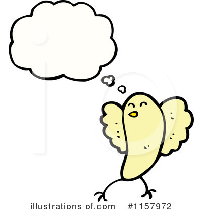 Royalty-Free (RF) Thinking Bird Clipart Illustration by lineartestpilot - Stock Sample #1157972