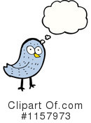 Thinking Bird Clipart #1157973 by lineartestpilot