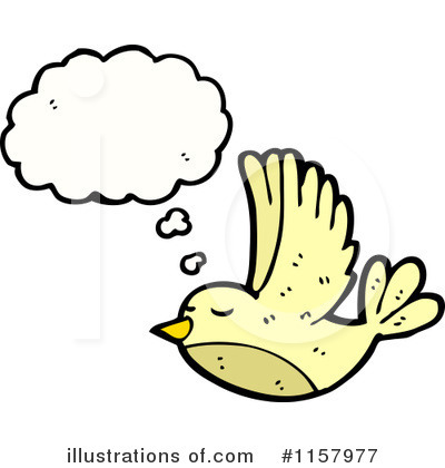 Royalty-Free (RF) Thinking Bird Clipart Illustration by lineartestpilot - Stock Sample #1157977