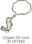 Thinking Bird Clipart #1157980 by lineartestpilot