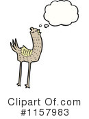 Thinking Bird Clipart #1157983 by lineartestpilot