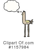Thinking Bird Clipart #1157984 by lineartestpilot