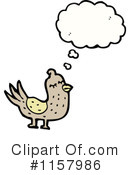 Thinking Bird Clipart #1157986 by lineartestpilot