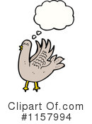 Thinking Bird Clipart #1157994 by lineartestpilot