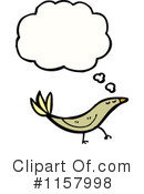 Thinking Bird Clipart #1157998 by lineartestpilot
