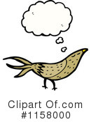 Thinking Bird Clipart #1158000 by lineartestpilot