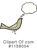 Thinking Bird Clipart #1158004 by lineartestpilot