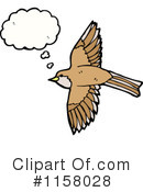 Thinking Bird Clipart #1158028 by lineartestpilot