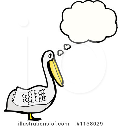 Royalty-Free (RF) Thinking Bird Clipart Illustration by lineartestpilot - Stock Sample #1158029